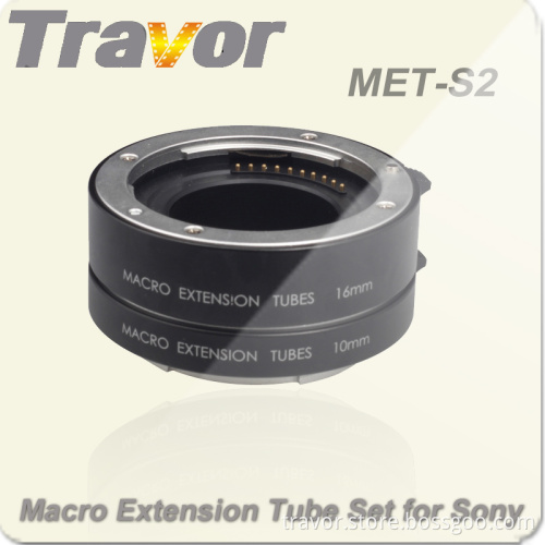 Travor Brand Metal Macro Extension Tube Set 2-Piece for Sony (MET-S2)